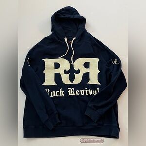 Rock Revival Men’s Pullover Logo Spell Out Hoodie Sweatshirt Mens XXL 2XL NWOT